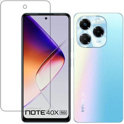 Mobotize Impossible Screen Guard for Infinix Note 40X 5G - Touch Sensitive Clear Screen Guard(Pack of 1)