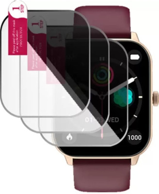 DB Impossible Screen Guard for NOISE QUBE 2 1.96 SMART WATCH (PACK OF 3)(Pack of 3)
