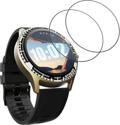 AHWAVEEDA Impossible Screen Guard for Clear View Best Fit Smartwatch Screen protector for NoiseFit Nova AMOLED(Pack of 2)
