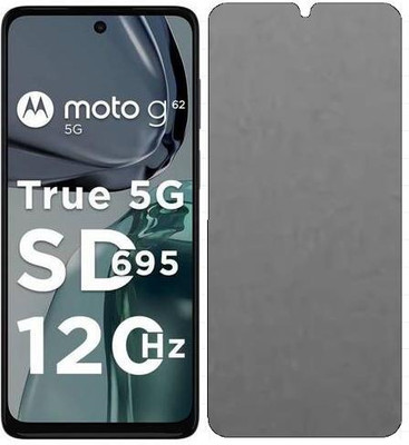 Kiksell Edge To Edge Tempered Glass for KS-Matte-NOV23-Motorola G62 5G(Pack of 1)