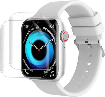 NBMRCO Impossible Screen Guard for Bubble-Free Smartwatch Screen Scratch Guard Full Screen Protector Compatible for Fire Boltt Ring Pro 1.75 inch SmartWatch- (Transparent, Pack of 2) Not A Tempered Glass