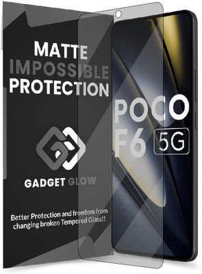 Gadget Glow Impossible Screen Guard for Poco F6 5G, Poco F6, F6 5G, F6(Pack of 1)