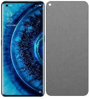 Kiksell Edge To Edge Tempered Glass for KS-Matte-NOV23-Oppo Find X2(Pack of 1)