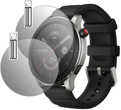 YCHROZE Impossible Screen Guard for AMAZFIT GTR 4(Pack of 2)