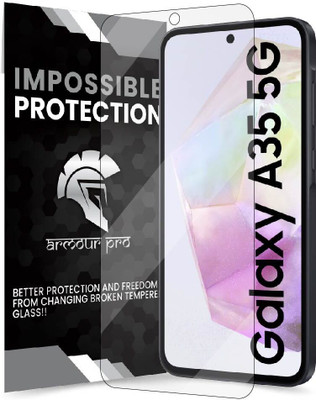 ArmourPro Impossible Screen Guard for Samsung A35 5G, Samsung A35, Samsung Galaxy A35 5G, Samsung Galaxy A35, Samsung A55 5G, Samsung A55, Samsung Galaxy A55 5G, Samsung Galaxy A55(Pack of 1)