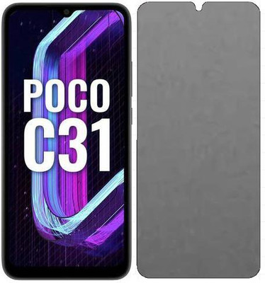 Snap Impossible Screen Guard for Compatible for Matte-NOV23-Poco C31(Pack of 1)