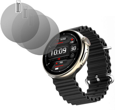 DOUMOF Impossible Screen Guard for Fire Boltt Asteroid SMARTWATCH(Pack of 3)