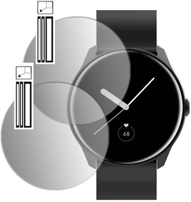 DOUMOF Impossible Screen Guard for FASTRACK REFLEX INVOKE PRO SMARTWATCH(Pack of 2)