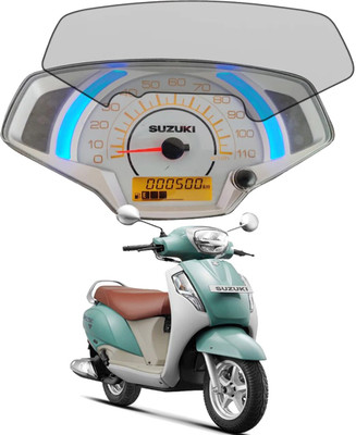 Afpin Impossible Screen Guard for SUZUKI ACCESS 125 ANALOG Speedometer Screen Guard Protector Accessories Scooter Clear(Pack of 1)