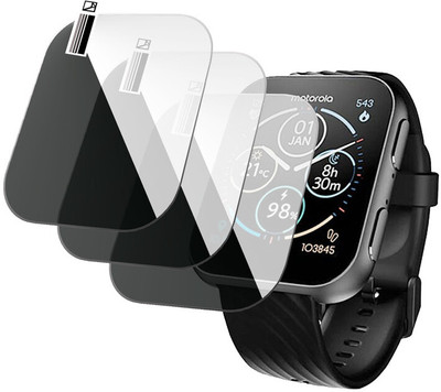 daffin Impossible Screen Guard for Motorola Moto Watch 200(Pack of 3)