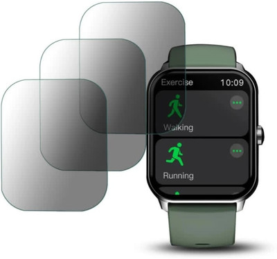 KHWABEEDA Impossible Screen Guard for AMBRANE WISE EON SMART WATCH ( PACK OF 2)(Pack of 3)
