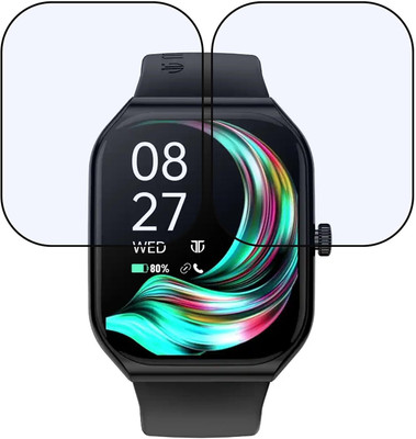 AHWAVEEDA Impossible Screen Guard for Titan Smart Watch 3.0 Compatible Smartwatch Screen protector Clear View Best Fit(Pack of 2)