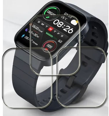 tombik Impossible Screen Guard for U213--Mibro T1 Smartwatch(Pack of 3)