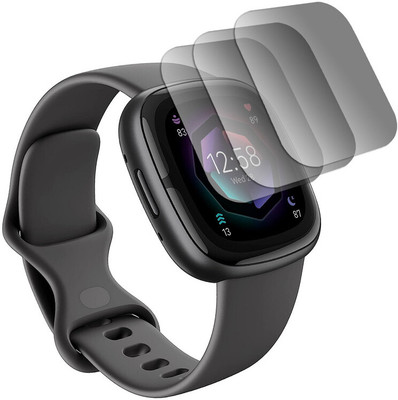 DOUMOF Impossible Screen Guard for Fitbit Sense 2 SCREEN(Pack of 3)