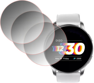 YCHROZE Impossible Screen Guard for DIZO WATCH R(Pack of 3)