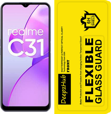 DeepzHub Impossible Screen Guard for Realme C31(Pack of 1)