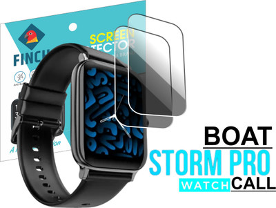 Olonga Impossible Screen Guard for BOAT STORM PRO CALL SMARTWATCH(Pack of 2)
