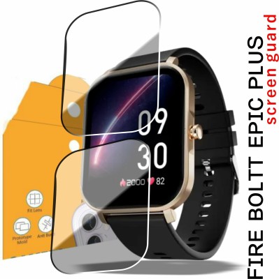 Dasiana Impossible Screen Guard for FIRE BOLTT EPIC PLUS SMART WATCH CALLING(Pack of 2)