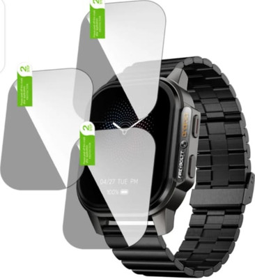 AHWAVEEDA Impossible Screen Guard for FIRE -BOLTT SNAPP 4G SMART WATCH SCREEN GUARD (PACK OF 3)(Pack of 3)