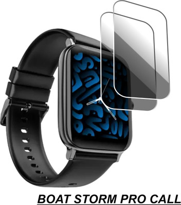 Olonga Impossible Screen Guard for BOAT STORM PRO CALL SMARTWATCH(Pack of 2)