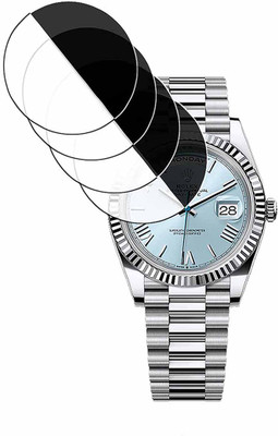 daffin Impossible Screen Guard for rolex day-date 40 in platinum(Pack of 4)