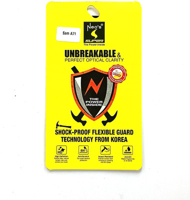 oval designs Impossible Screen Guard for SAMSUNG A71(Pack of 1)