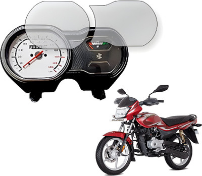 Afpin Impossible Screen Guard for BAJAJ PLATINA 100ES BS6 Screen Guard Protector Accessories Motorcycle Digital Console Speedometer- Clear(Pack of 1)
