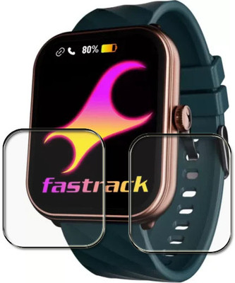 tombik Impossible Screen Guard for lo104-Fastrack Revoltt X Smartwatch(Pack of 2)