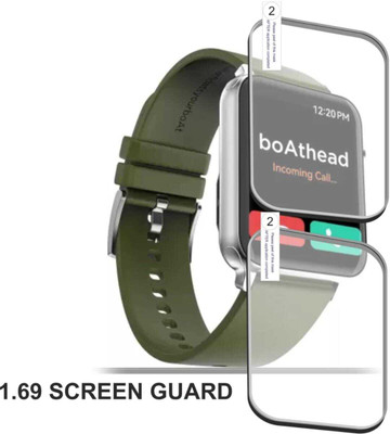 DOWRVIN Impossible Screen Guard for BOAT STROM CALL 1.69 SMARTWATCH (PACK OF 2)(Pack of 2)
