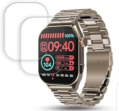 DB Impossible Screen Guard for PEBBLE COSMOS VOGUE 1.96 SMART WATCH SCREEN GUARD (PACK OF 2)(Pack of 2)