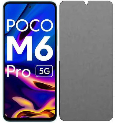 Kiksell Edge To Edge Tempered Glass for KS-Matte-NOV23-Poco M6 KSo 5G(Pack of 1)