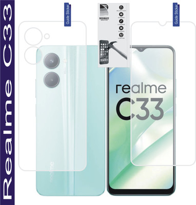DESIBUZZ Impossible Screen Guard for realme C33(Pack of 2)
