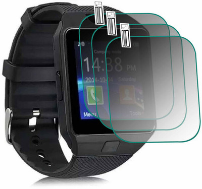 YCHROZE Impossible Screen Guard for DZ09 SMARTWATCH(Pack of 3)