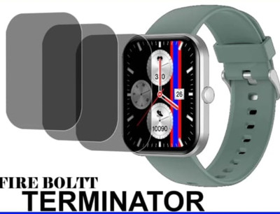 KHWABEEDA Impossible Screen Guard for FIRE - BOLTT TERMINATOR SMART WATCH( PACK OF 3)(Pack of 3)