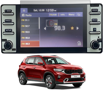 Zealsy Impossible Screen Guard for Compatible For KIA SONET HTK PLUS & HTX 8 Inch Infotainment System Touch Screen Guard Protector Accessories(Pack of 1)