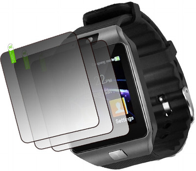 HIDEOUS Impossible Screen Guard for DZ09 SmartWatch(Pack of 3)