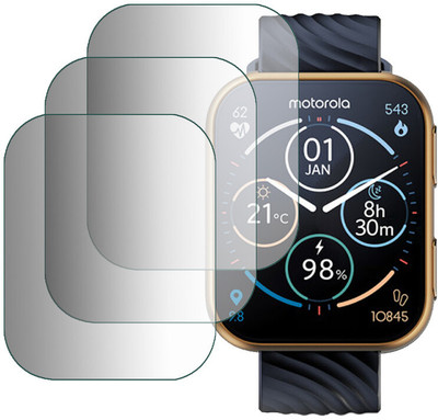 DOUMOF Impossible Screen Guard for Motorola Moto Watch 200 SMARTWATCH(Pack of 3)