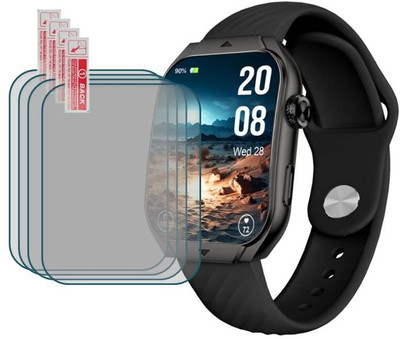 DOWRVIN Impossible Screen Guard for BEATXP UNBOUND CORV 1.96 SMART WATCH SCREEN GUARD (PACK OF 4)(Pack of 4)