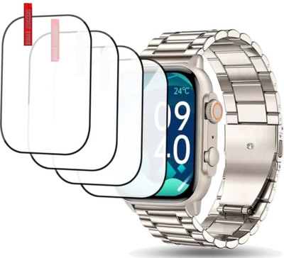 KHWABEEDA Impossible Screen Guard for PEBBLE ASTRA SMART WATCH SCREEN GUARD (PACK OF 4)(Pack of 4)