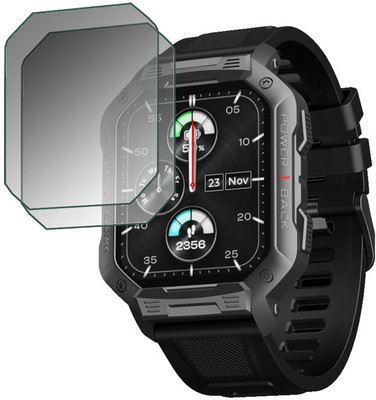 DOUMOF Impossible Screen Guard for boAt Wave Force SMARTWATCH(Pack of 2)
