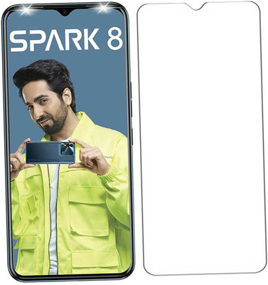 RRTBZ Impossible Screen Guard for Tecno Spark 8(Pack of 1)