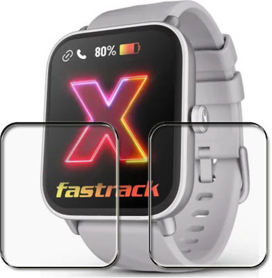 tombik Impossible Screen Guard for XCW260-Fastrack Revoltt X Smartwatch(Pack of 2)
