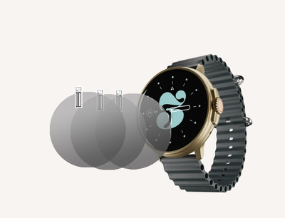 YCHROZE Impossible Screen Guard for Ambrane Wise Rush(Pack of 3)