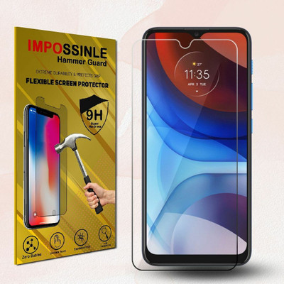Enlinea Impossible Screen Guard for Moto E7 Glossy Screen Protector, Motorola Moto E7(Pack of 1)