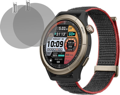 hirdesh Impossible Screen Guard for Amazfit Cheetah(Pack of 2)