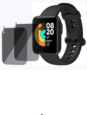 KHWABEEDA Impossible Screen Guard for XIAOMI mi watch lite Smart watch tempered glass (pack of 2)(Pack of 2)