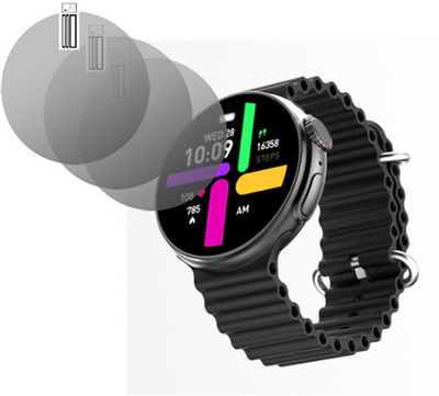 DOUMOF Impossible Screen Guard for Fire Boltt Asteroid SMARTWATCH(Pack of 3)