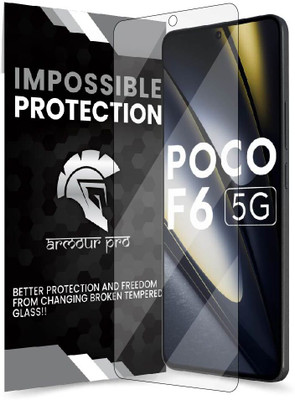 ArmourPro Impossible Screen Guard for Poco F6 5G, Poco F6, F6 5G, F6(Pack of 1)