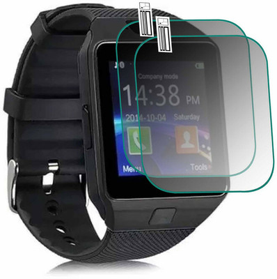 hirdesh Impossible Screen Guard for DZ09 SMARTWATCH(Pack of 2)