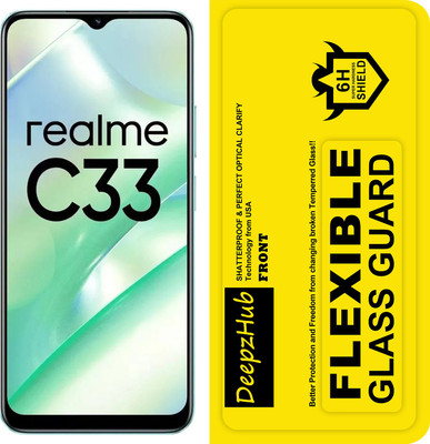 DeepzHub Impossible Screen Guard for Realme C33(Pack of 1)